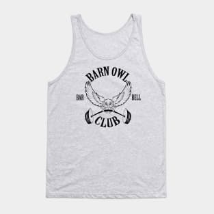 Barn Owl Barbell Club - Black Tank Top